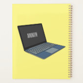 Illustration de dessin sur ordinateur portable (Dos)