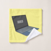 Illustration de dessin sur ordinateur portable (Gant de toilette)