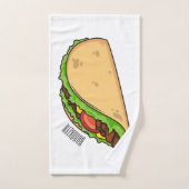 Illustration de dessin sur Taco (Serviette à main)
