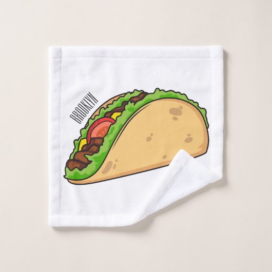 Illustration de dessin sur Taco (Gant de toilette)