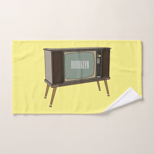 Illustration de dessin télévisé (Serviette à main)