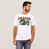 Illustration de dragon T-shirt (Devant entier)