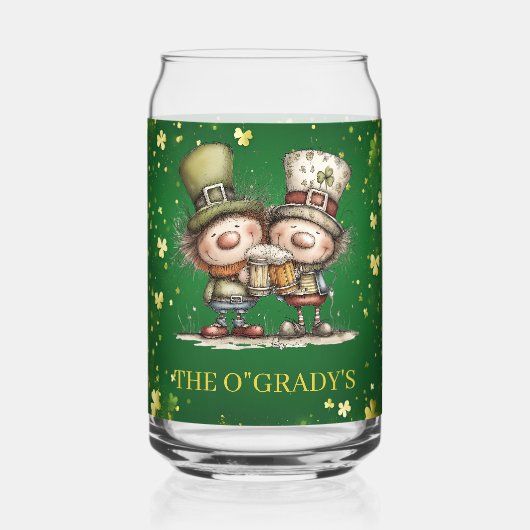 Illustration de fête joyeuse de la Saint-Patrick (Recto)