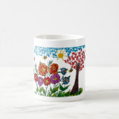 Illustration de fleur de tasse Design d'été (Centre)