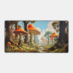 Illustration de forêt de champignons envahie