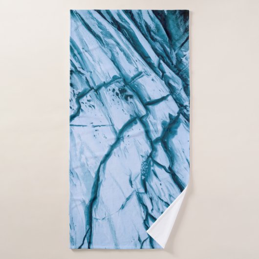 Illustration de formation de roches fissurées (Serviette de bain)