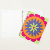 illustration de formes florales orange et rose (Devant avec enveloppe)