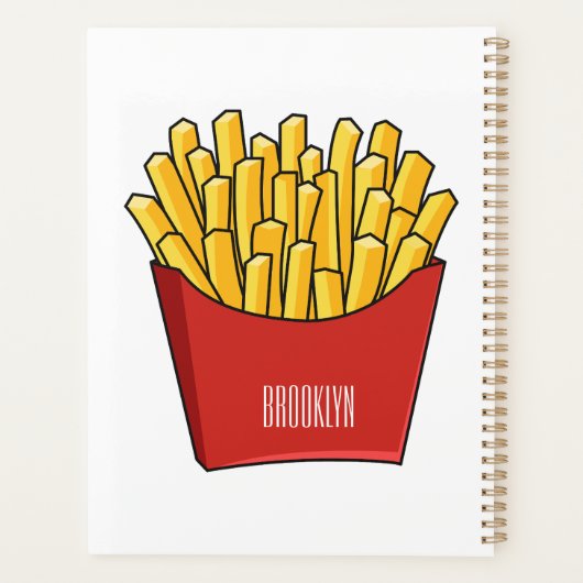 Illustration de frites (Dos)