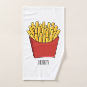 Illustration de frites (Serviette à main)