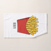 Illustration de frites (Serviette à main)