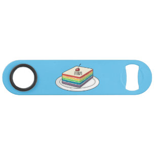 Illustration de gâteau arc-en-ciel