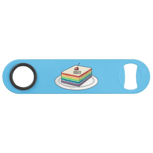 Illustration de gâteau arc-en-ciel (Devant (Horizontal))