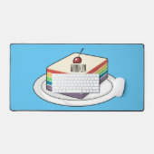 Illustration de gâteau arc-en-ciel (Clavier et souris)
