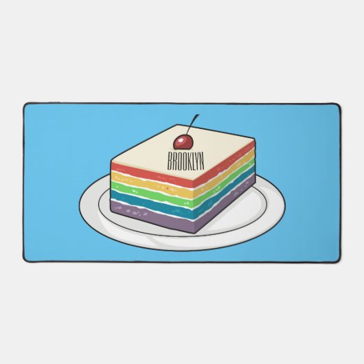 Illustration de gâteau arc-en-ciel (Recto)