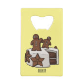 Illustration de gâteau de pain d'épices (Dos)