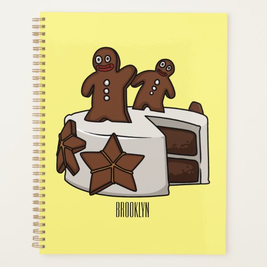 Illustration de gâteau de pain d'épices (Devant)