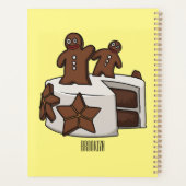 Illustration de gâteau de pain d'épices (Dos)