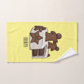 Illustration de gâteau de pain d'épices (Serviette à main)