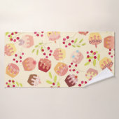 illustration de gâteau de tasse sans soudure (Serviette de bain)