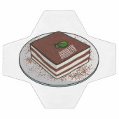 Illustration de gâteau de Tiramisu (Plat)