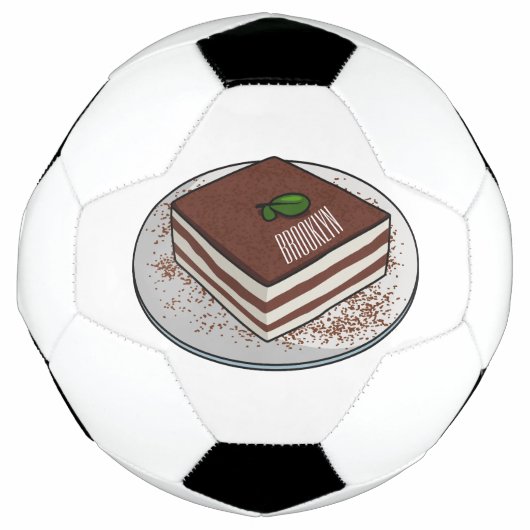Illustration de gâteau de Tiramisu (Devant)