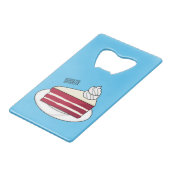 Illustration de gâteau en velours rouge (Dos Angle)