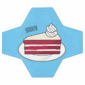 Illustration de gâteau en velours rouge (Plat)