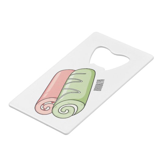 Illustration de gâteau suisse roll / roll (Dos Angle)