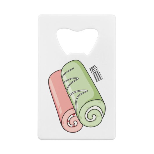 Illustration de gâteau suisse roll / roll (Dos)