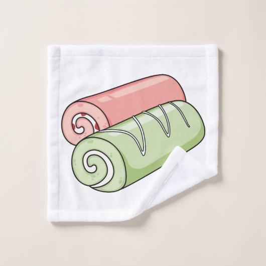 Illustration de gâteau suisse roll / roll (Gant de toilette)