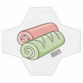 Illustration de gâteau suisse roll / roll (Plat)