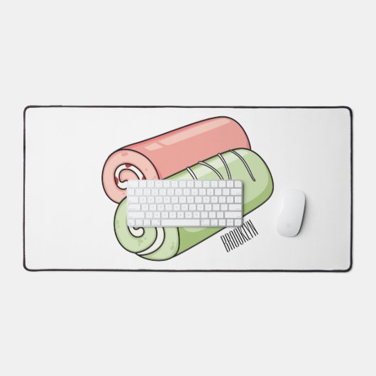 Illustration de gâteau suisse roll / roll (Clavier et souris)