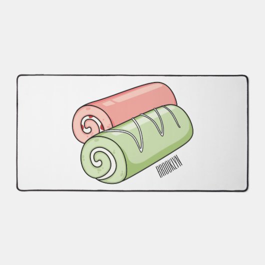 Illustration de gâteau suisse roll / roll (Recto)