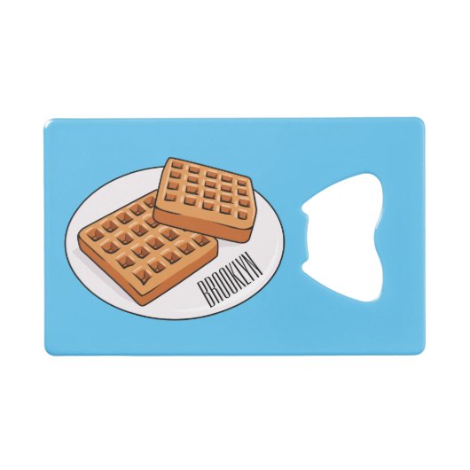 Illustration de gaufre (Devant (Horizontal))