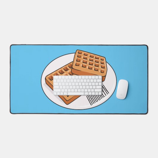 Illustration de gaufre (Clavier et souris)
