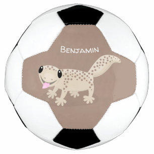 Illustration de gecko tan tan mignon