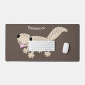 Illustration de gecko tan tan mignon (Clavier et souris)