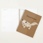 Illustration de gecko tan tan mignon (Devant avec enveloppe)