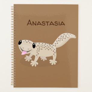 Illustration de gecko tan tan mignon