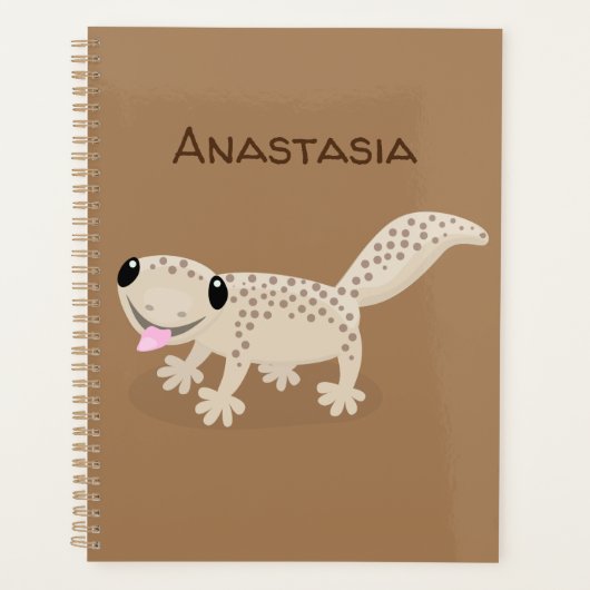 Illustration de gecko tan tan mignon (Devant)