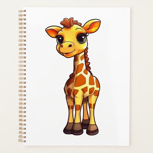 Illustration de girafe de dessin animé (Devant)