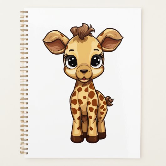 Illustration de girafe de dessin animé (Devant)
