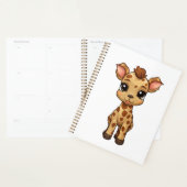 Illustration de girafe de dessin animé (Devant avec enveloppe)