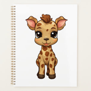 Illustration de girafe de dessin animé