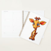 Illustration de girafe de dessin animé (Devant avec enveloppe)