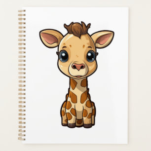 Illustration de girafe de dessin animé