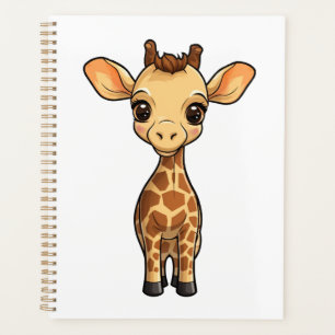 Illustration de girafe de dessin animé