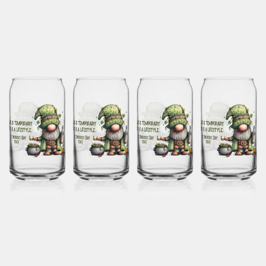 Illustration de gnome pour la Saint-Patrick avec t (Recto)