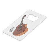 Illustration de guitare acoustique (Devant Angle)