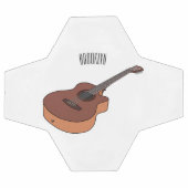 Illustration de guitare acoustique (Plat)